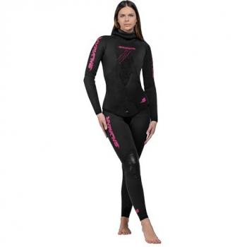 Traje Húmedo de Pesca Submarina Salvimar Seawalker 5 Mm para Mujeres, Negro, Talla M