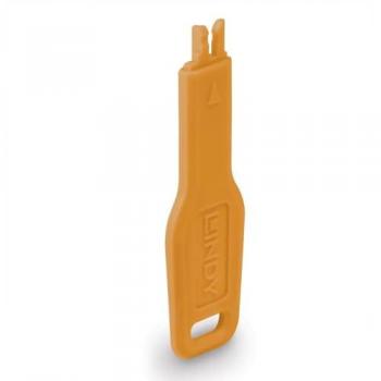 Llave Bloqueadora de Puerto RJ45, Naranja - Seguridad para Notebook