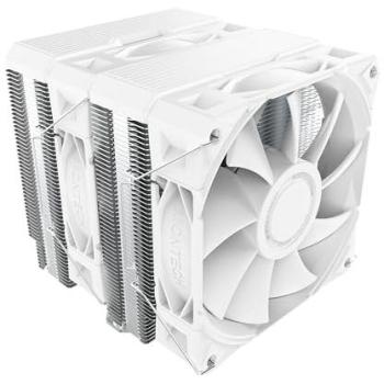 Montech NX600, Disipador de CPU Blanco Dual Tower 120mm PWM para Socket LGA1700/AM5