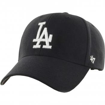 Gorra 47 MLB Los Angeles Dodgers Raised Basic MVP, color negro, para niños, estilo B-RAC12CTP-BKA