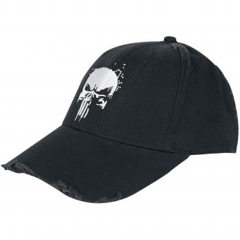 The Punisher Skull Logo - Vintage Gorra Negro