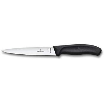 Cuchillo de Filetear Victorinox Swiss Classic 16 cm, flexible, negro, ergonómico, apto para lavavajillas