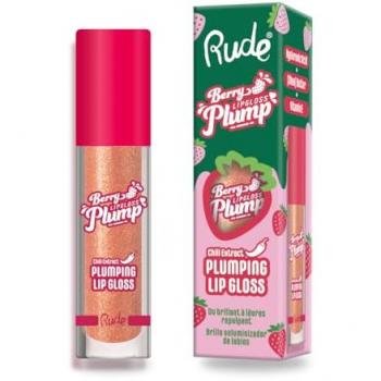Rude Cosmetics Berry Plump Hydrating Lip Gloss - Volume Enhancing in Fairy Shade 4 g