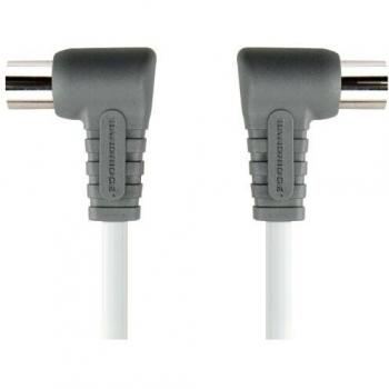 Cabo Coaxial de 1.00 m con Conectores Angulados y Acoplamiento de 100 dB - BANDRIDGE BVL8901