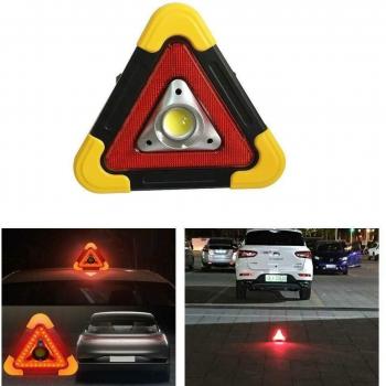 Luz de Emergencia Triangulada Hb-6608 con Panel Solar para Coche
