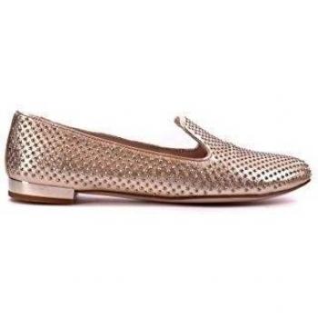 Miu Miu mocasines en piel mujer nuevo oro EU 40 5S8646 O8P F0846