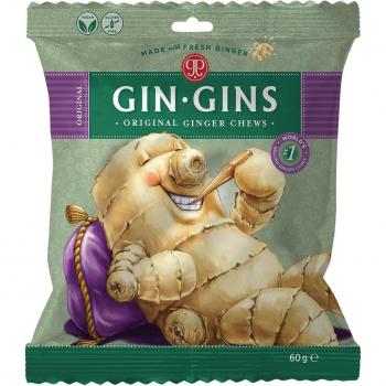 Gin Gins Caramelos Jengibre Original 60 Gramos