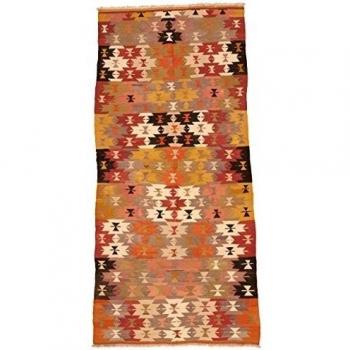 Kelim Kilim Vintage alfombra original Afyon 150x316 cm Lana