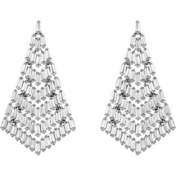 Pendientes Luxenter Lasein con Circonita Rubí acabados en oro rosa de 18K