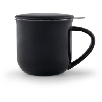 Taza de Té de Porcelana Minima Eva con Infusor 350ml Color Midnight