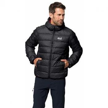 Jack Wolfskin Chaqueta de plumón para hombre Helium Men resistente al viento, Hombre, 1200573, phantom, large