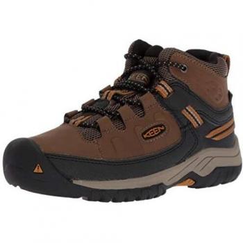 Keen Targhee Mid Waterproof Kids Boot - Unisex Black Size 29