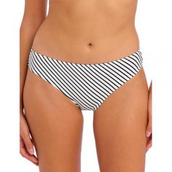 Black Swim Briefs with Jewel Cove Stripes