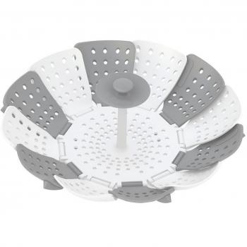 Prehelife Vaporera Lotus Plus plegable de vapor de silicona Cesta del vapor olla creativa herramienta de la cocina