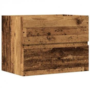 Mueble de baño de madera de ingeniería envejecida 60x38,5x45 cm