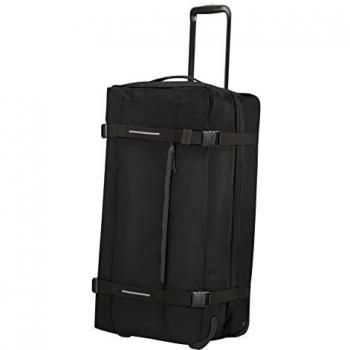 American Tourister Urban Track, Bolsa de Viaje con 2 Ruedas, L (78.5 cm - 116 L), Negro (Asphalt Black