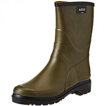 Aigle Bison 2 Men's Khaki Ankle Wellington Boots - Size 11 UK