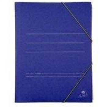 Mariola 1045 - Carpeta de Cartón 500gr, Cuarto Goma Solapa, 24 x 19 cm, Azul Mate, 20 unidades