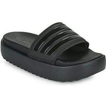 Adidas Adilette Platform Slides - Women's Black Multi-Sport Sandals