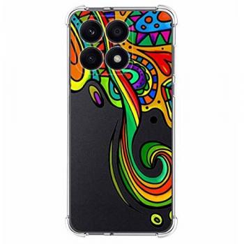 Funda Antigolpes de Silicona para Huawei Honor X7a con Diseño Colorido y Dibujos