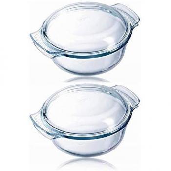 Cacerola Con Tapa Classic Vidrio Pyrex 3,75L 12X33x26 Cm