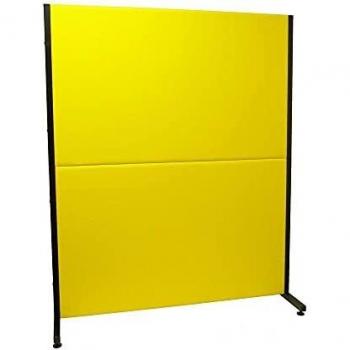 Biombo Valdeganga similpiel amarillo