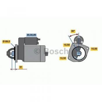 Motor de Arranque Bosch 986023200 - Tipo: Motor de arranque, Marca: Bosch, Número de pieza: 0 986 023 200