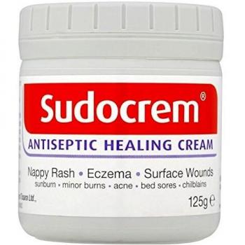 Crema Antiséptica Sudocrem para Bebés 125 g - Protección contra erupciones, eczema y quemaduras