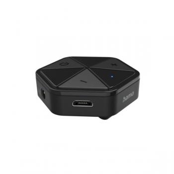 Receptor Bluetooth Hama BT-Rex, Jack 3.5 mm, Autonomía 9h, Negro