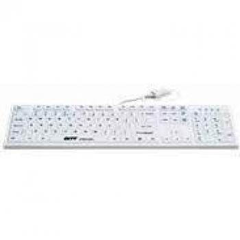 Teclado USB Desinfectable IP68 Blanco CleanType Easy Protect