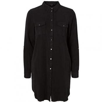 Vero Moda Women's Long Sleeve Short Dress VMSILLA Black XS
