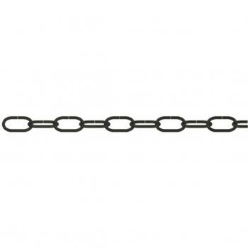 Cadena Decorativa Acero 2mm 1mt Negra