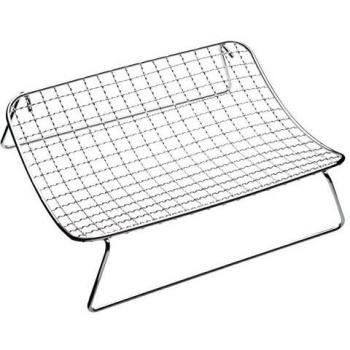 KitchenCraft Bandeja de Rejilla Cromada para Asar al Horno y Enfriar Alimentos , 25 x 20 cm - Color Plata