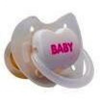 Chupete latex 0-6 meses rosa 2 un