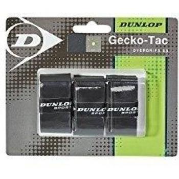 Dunlop Overgrip Gecko Tac 3er - Mango de raqueta de tenis, talla standard