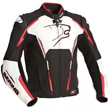 Bering - Chaqueta storm-r Noir-Rouge, BERING - Blouson Storm-R Noir-Rouge, Negro, blanco y rojo, L