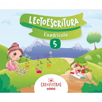 CRECELETRAS LECTOESCRITURA 5 CUADRÍCULA - 9788468332482