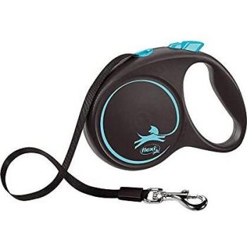 Flexi Design Retractable Dog Leash, Large, Blue, 5m (up to 50kg)