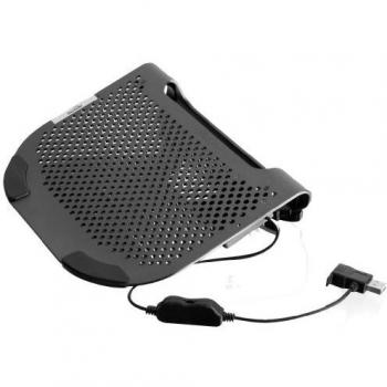 Rainbow Netcooler Negro - Soporte de Regazo para portátiles y netbooks