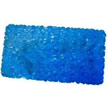 Maurer 4042506 - alfombra baño antidesl.stone 69x36 azul