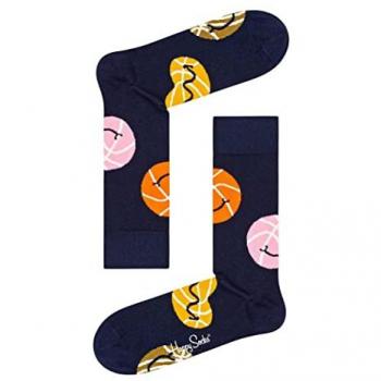 Calcetines Divertidos 2P Estampado de Pelotas Azul Algodón Talla 36/40