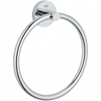 Grohe Essentials - Toallero argolla, fijación empotrada