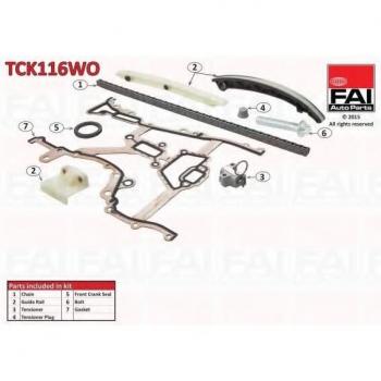 Kit de cadena de distribución FAI AutoParts TCK116WO
