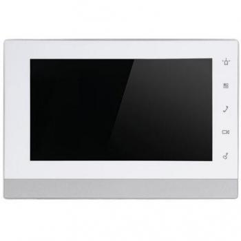 X-SECURITY Monitor para Videoportero - Pantalla TFT LCD DE 7 - 3 Grupos de Puertos a 2 Hilos - 6 entradas de Alarma - Slot Micro SD - Montaje en Superficie o Empotrado
