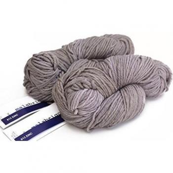 malabrigo lana Twist Fb. 613 - Zinc, 100 g, 100% Lana Merino Baby handgefärbt, extraweich con brilliantem degradado