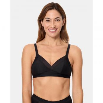 Sujetador Deportivo Playtex Feel Good Sin Aros Negro EU 95
