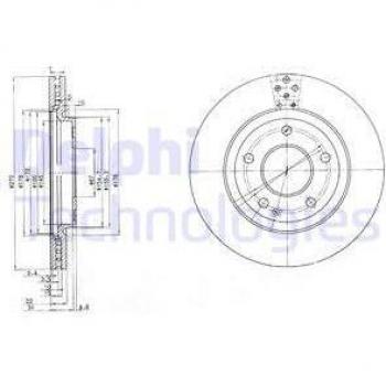 Disco de freno DELPHI BG3709 con características de alta calidad, diseño optimizado para un rendimiento superior, resistencia al desgaste y eficiente disipación del calor