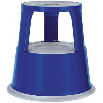 WEDO Taburete con Ruedas de Metal, Azul