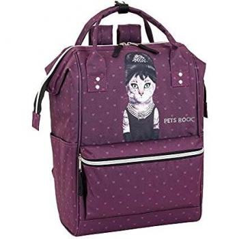 Pets Rock Breakfast Oficial Mochila Juvenil Con Asas Para Portátil Hasta 13, 270x190x400 mm
