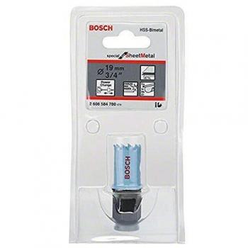 Sierra de Corona Bosch para Metal Laminado 19 mm, Acero y Acero Inoxidable